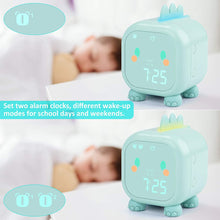Sleep Training Digital Kid’s Dinosaur Rechargeable Alarm Clock