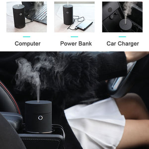 Ultrasonic Portable Mini Car Mist Humidifier and Scent Diffuser