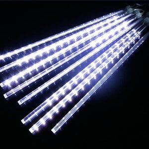 Solar Powerd 30CM LED Meteor Shower Decorative Tube Lights