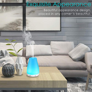Essential Oil Diffuser Ultrasonic Humidifier Aromatherapy LED Light