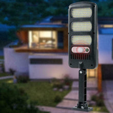 LED Solar Street Wall Light PIR Motion Sensor Dimmable Lamp