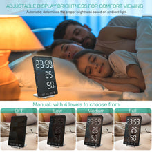 Multifunctional LED Makeup Mirror Digital Snooze Alarm Clock