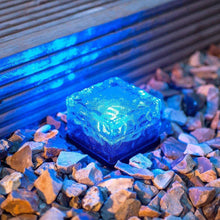 Solar Powered Multi-Color Light Up LED Light Cubes with Switch