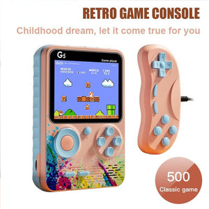 G5 Retro Game Console with 500 Built-in Nostalgic Games