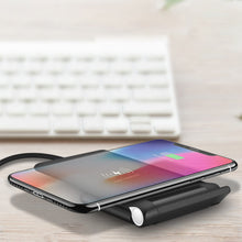 2-in-1 Foldable Wireless Fast Charger for QI Enabled Devices