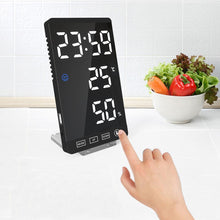 Multifunctional LED Makeup Mirror Digital Snooze Alarm Clock