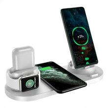 6-in-1 Multifunctional Wireless Charging Station for Qi Devices