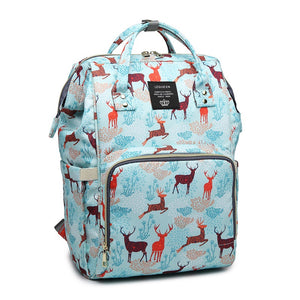 Deer Pattern Baby Diaper Bag Backpack
