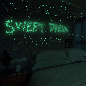 3D Stickers Starry Sky Shining Decor for Ceiling