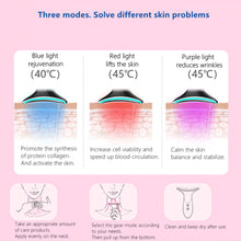 Skin Rejuvenation Home EMS LED Photon Therapy Neck Skin Massager
