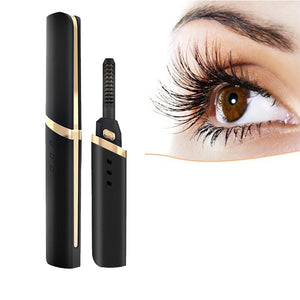 360° Rotary Head USB Rechargeable Eyelash Curling Device Quick Heating Long Lasting Eyelash Curler