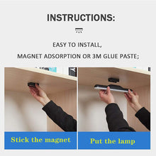 Dimmable LED Magnetic Light Strip Touch Lamp for Reading and Closet
