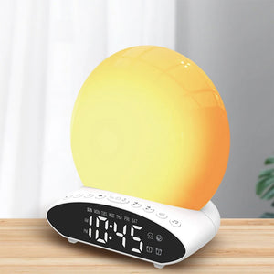 5-in-1 Multifunctional Digital Display Alarm Clock and LED Lamp