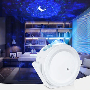 LED Night Light Wi-Fi Enabled Star Projector with Nebula Cloud