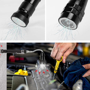 Battery Operated Magnetic Pick-up Tool and Flash Light