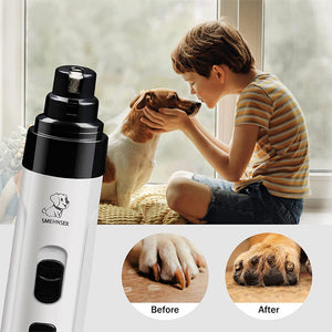 USB Rechargeable Automatic Nail Grinder Pet Grooming Machine