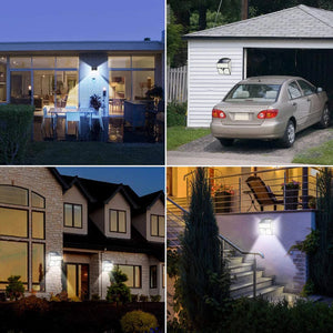 PIR Motion Sensor Solar Powered Outdoor LED Garden Lights