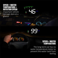 HUD Car Display Overs-speed Warning Projecting Data System