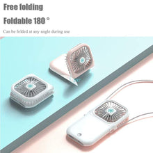 Portable Folding USB Rechargeable Mini Hanging Neck Fan
