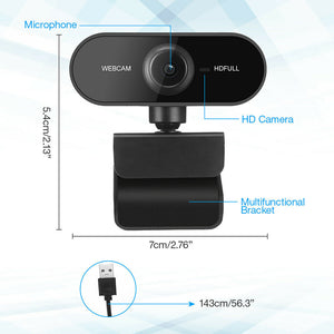 1080P Full HD Web Camera with Microphone