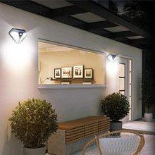 102 LED Solar Powered Body Sensor Wall Light Garden Lights
