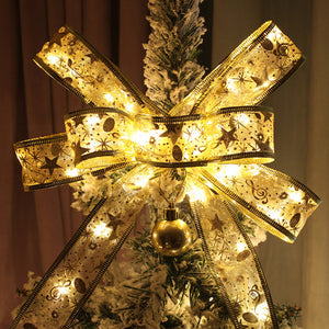 Decorative String Christmas Ribbon Lights