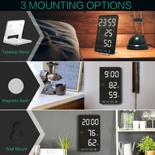 Multifunctional LED Makeup Mirror Digital Snooze Alarm Clock