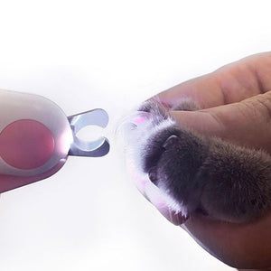 Professional Pet Nail Clipper with LED Light