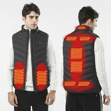9 Areas Heating Outdoor Vest Waist Coat