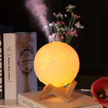 880ML 3D Moon Light Humidifier USB Rechargeable Household Diffuser Aromatherapy - Groupy Buy