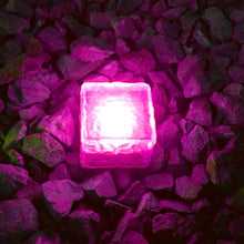 Solar Powered Multi-Color Light Up LED Light Cubes with Switch