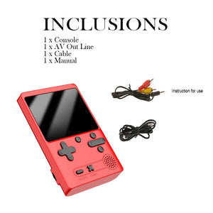 Retro Handheld Pocket 500 in 1 Video Game Console Mini Handheld Player