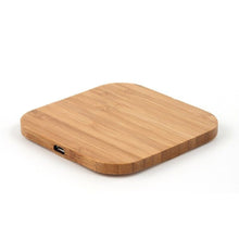 Portable Wireless Wooden Charging Pad for QI Enabled Devices