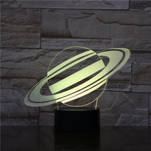 Solar System 3D Optical Illusion Lamp