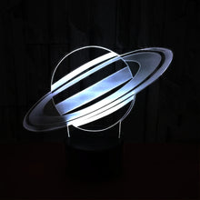 Solar System 3D Optical Illusion Lamp