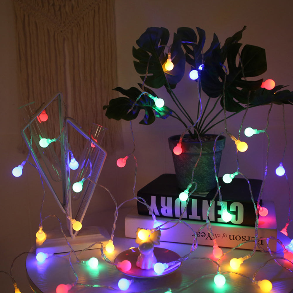 Battery Powered Holiday LED String Lights