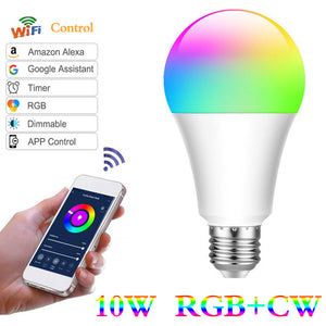 Smart WiFi LED Bulb Cloud Smart APP Control Support AlexaGoogle - Groupy Buy