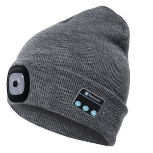 Bluetooth Music Knitted Hat with LED Lamp Cap