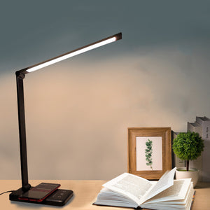 Multifunctional LED Desk Lamp with Wireless Charger