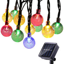 20&50 LEDS Crystal ball 5M&10M Solar Lamp