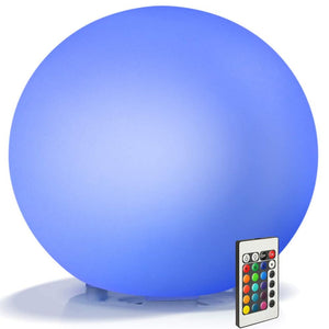 LED Color Changing  Night Light Ball with Remote and Button Control